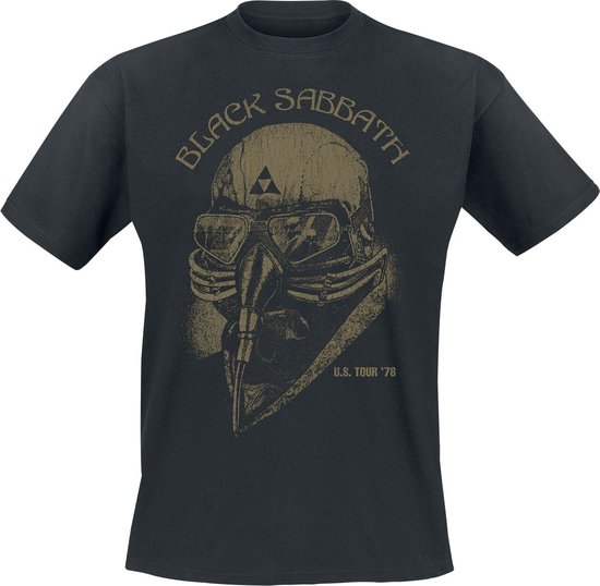 Black Sabbath U.S. Tour '78 Heren T-shirt - zwart - 4XL