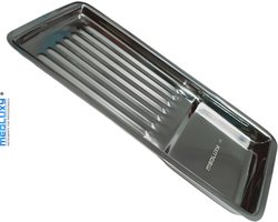 MEDLUXY® Expert - Instrumentenschaal - RVS - afmetingen: 195 х 90 х 19 mm - (Professioneel, Stevig, Multifunctioneel, Pedicure Manicure Medische instrumenten schaal, instrumenten dienblad, Tool Tray)