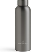 waterdrop® Thermosfles - 600 ml - Roestvrij Staal - Charcoal Brushed