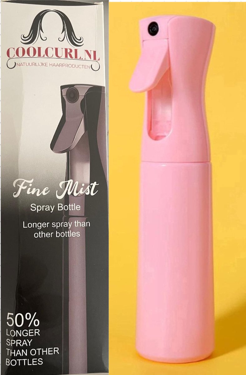 CoolCurl™ kappersspuit 300ml,Rose, Mist spray bottle,waterspuit verstuiver,haarspuit voor krullen