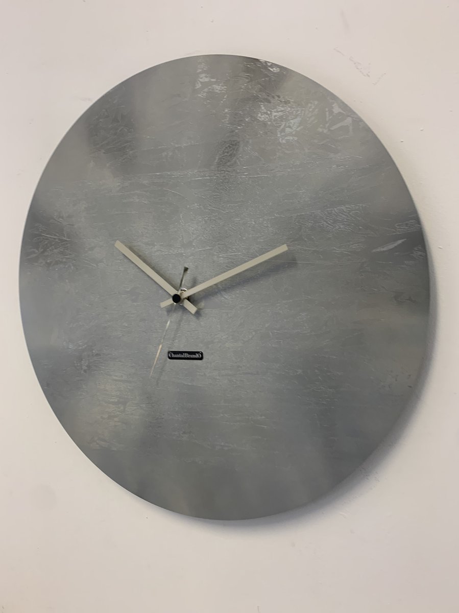 ChantalBrandO Wandklok BRETAGNE XL Modern Industrieel Design