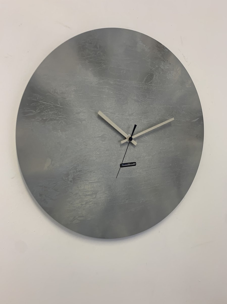 ChantalBrandO Wandklok BRETAGNE XL Modern Industrieel Design
