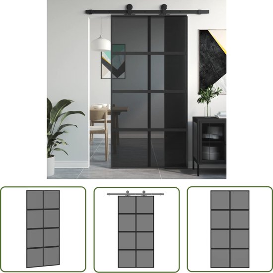 The Living Store Schuifdeur 102,5x205 cm–Zwart
