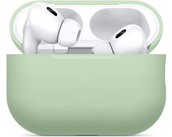 Studio Air® Airpods Hoesje Pro 2 Siliconen Case - Licht Groen - Soepel Airpod Hoesje voor Airpods Pro 2 (2022)