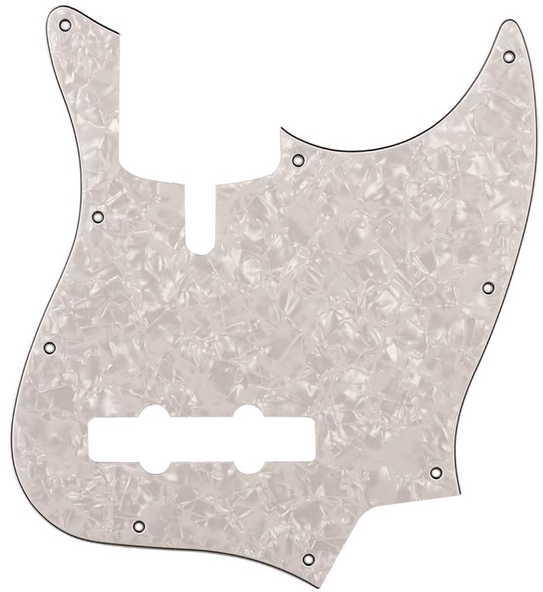 Boston M4V-410-PW pickguard, Sire Marcus Miller V-series 4-string, 4 ply, pearl white