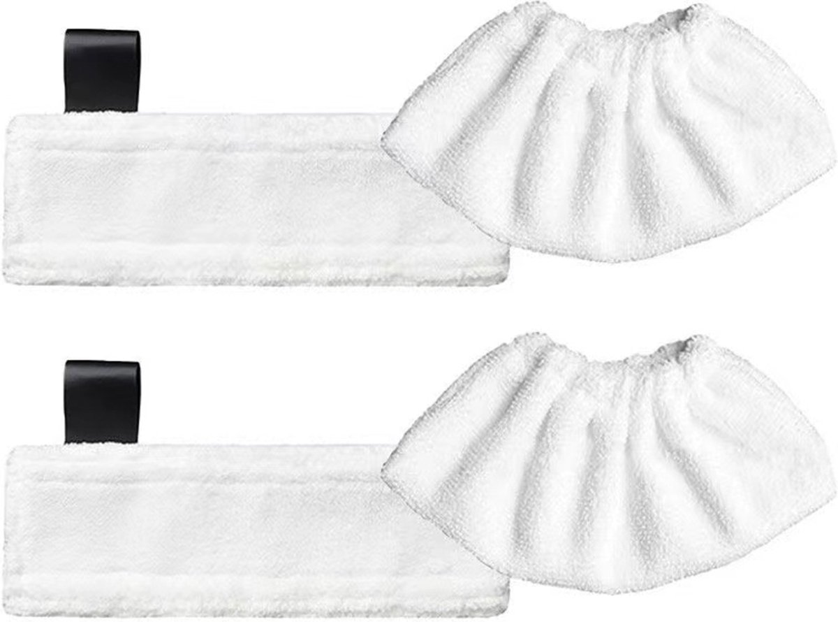 Accessoires Set Geschikt Voor Kärcher Easyfix SC2, SC3, SC4 & SC5 - Stoomreinigeraccessoires - Vervangende Microvezeldoekjes - Mop Pad Dweil – foto 4