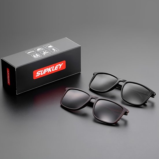 Bovista Polarizerende Zonnebril Voor Heren - Zonnenbrillen - Zonnenbril - Sun Glasses - Sunglasses - Techno Bril - Rave & Festival - Premium Quality - Bruin van Bovista — afbeelding 3