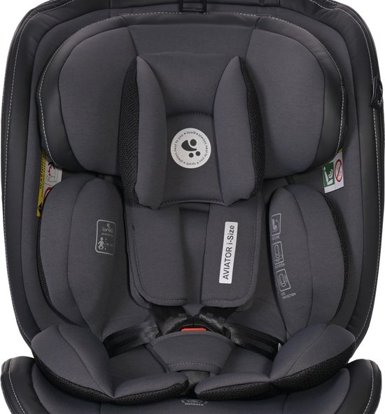 Lorelli Aviator Black Jasper 40-150 cm 360° i-Size Autostoel 1007183-2401 van Lorelli — afbeelding 2