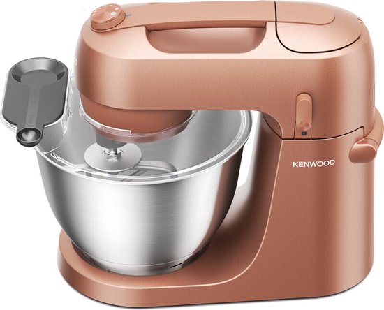 Robot culinaire Kenwood GO KZM35.000RD - Rose - Bol mélangeur 4L - Poignée pour un déplacement facile - Robot culinaire compact - Ranger dans un placard ou un tiroir de cuisine - [pièce collection GO]