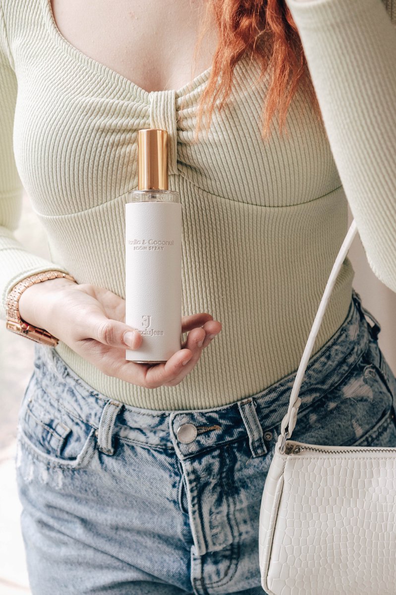 Goedkoopste Frosty nights caramel leather roomspray