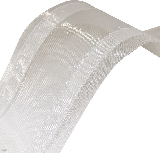 TRANSPARANT GORDIJNBAND | voor Wave plooi | 10 meter