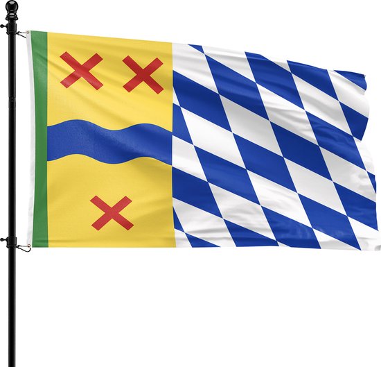 VlagDirect - Hoeksche Waard vlag - Gemeente Hoeksche Waard vlag - 90 x 150 cm.
