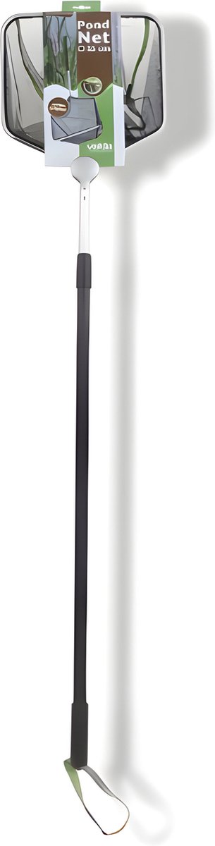 Velda Schepnet Met Telescopische Steel Vierkant 35 Cm Zwart van Velda — afbeelding 2
