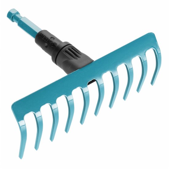 Gardena Combisystem grindhark 10 tanden 18,5 cm werkbreedte, roestvrij, geschikt voor alle stelen, ergonomisch