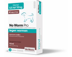 Exil No Worm Pro - Ontwormingsmiddel - Kleine Hond - 4 Tabletten
