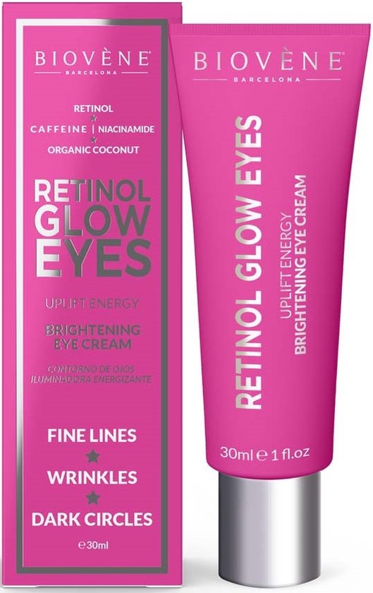 Biovène Retinol Glow Eyes Uplift Energy Brightening Eye Cream 30 Ml