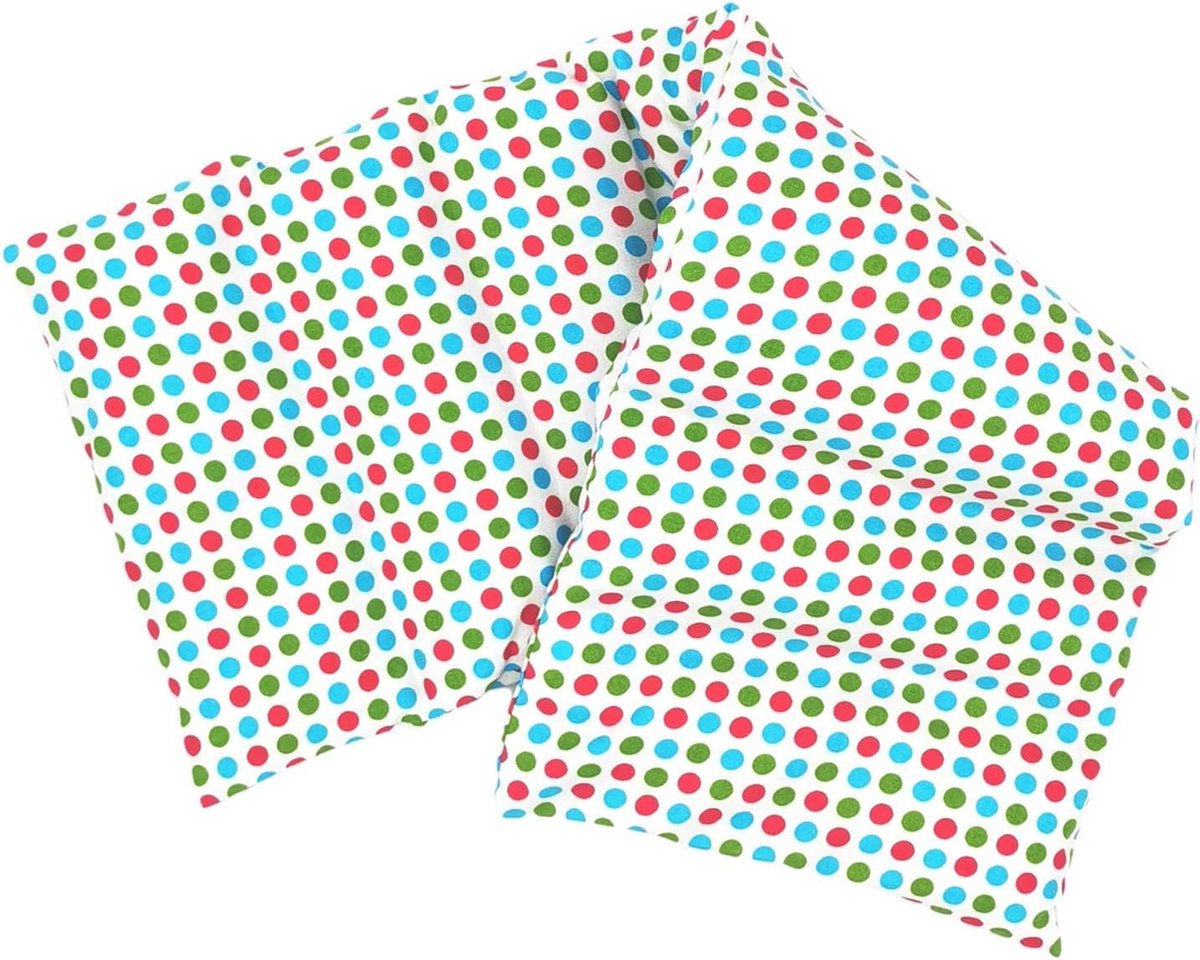 Goedkoopste Warmtekussen voor nek, schouder & rug - 60x20 cm koolzaadkorrel kussen met kleurrijk motief