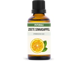 Puturals Sinaasappel Olie 100% Natuurlijk - 50ml - Puur en Vegan - Sinaasappel Etherische Olie voor Huid, Haar en Aromatherapie