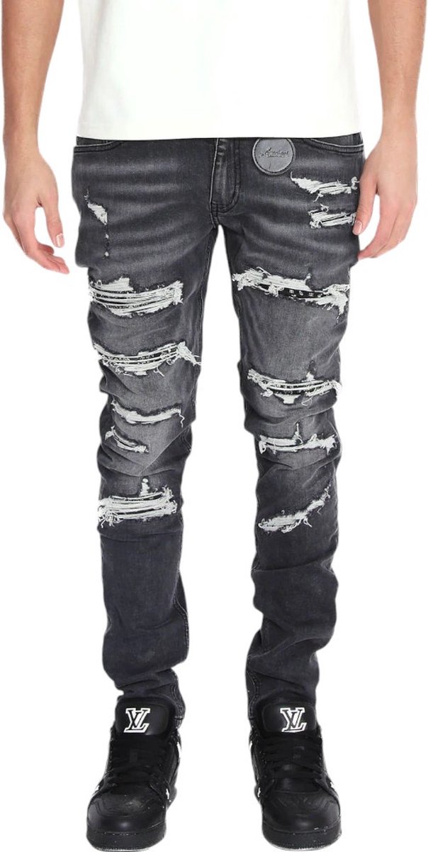 Amicci Heren Jeans Zwart AMJ53/BLK Jacopo