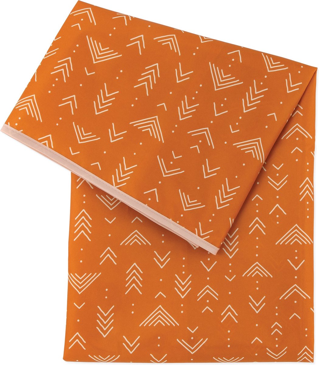 Bumkins Splat Mat Knoeimat - Vloer- en Tafelmat voor Onder de Kinderstoel, bij het Knutselen of als Picknickkleed - Grounded - 107 x 107 cm - Wasbaar en Waterdicht - 100% Polyester met TPU-Coating - BPA-, PVC- en Ftalaatvrij