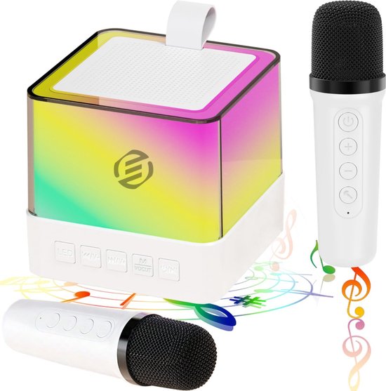 ini Karaoke achine et 1 Draadloze icrofoons voor Kinderen Volwassenen Draagbare Bluetooth Speaker Speelgoed voor eisjes en Jongens Verjaardag Valentijnsdag Cadeau Thuis Feest Ideeën 2026 - GBP £27