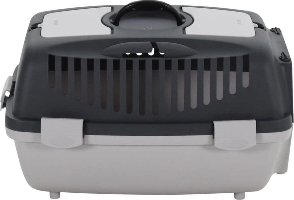 Reismand Katten 55x36x35 cm Grijs/Zwart voor Vervoer - afbeelding 3