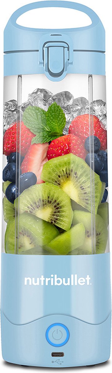 nutribullet Portable - Blender To Go - Mini Blender - Draadloos - Baby Blauw