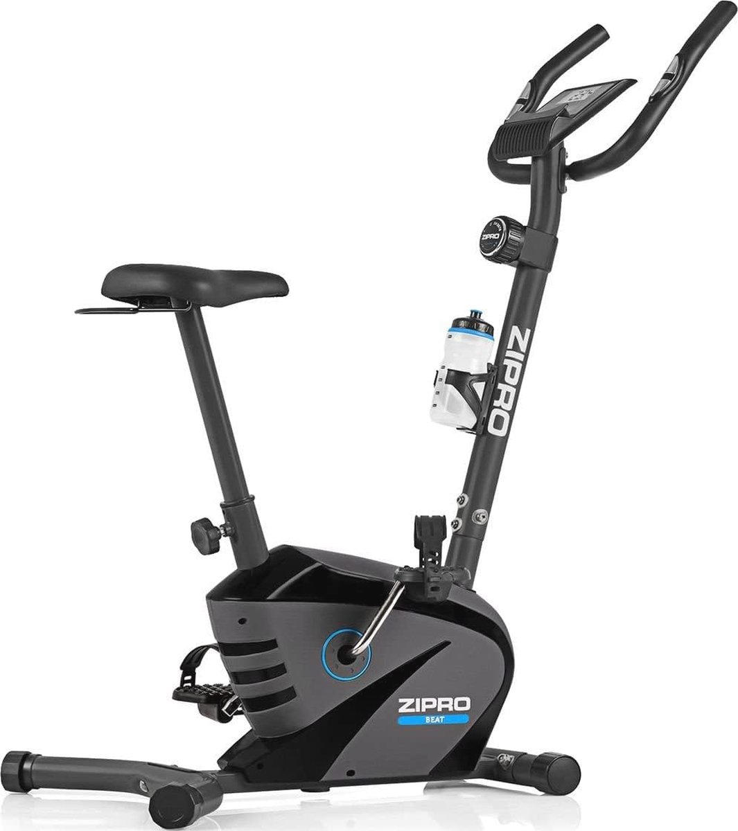 Magnetische Fitnessfiets voor Volwassenen - Tot 120 kg, Zwart, Ergonomisch Zadel