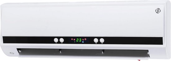 Equivera Wandkachel - Wandverwarming Elektrisch - Keramische Kachel - Heater Kachelventilator - Premium