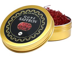 Qure Saffron | 100% Pure Saffraan van 10 gram | Gecertificeerd | Super Negin Kwaliteit Saffraan | Voordeelverpakking