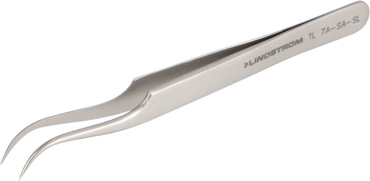Goedkoopste Lindström TL 7A-SA-SL Precisiepincet 7 Spits, gebogen 120 mm