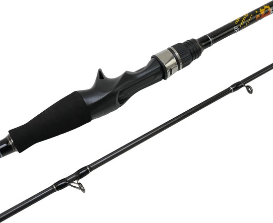 DLT Falcon Baitcaster - 2.10m - 60g - Roofvis Hengel - Zwart van DLT — afbeelding 2