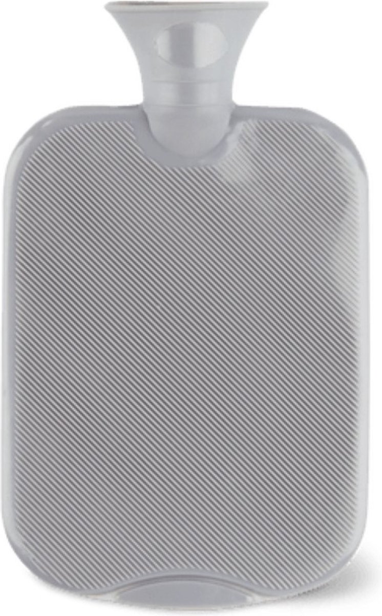 Goedkoopste Warmwaterkruik - Warmwaterfles - Warmte kruik - 2 liter - Grijs