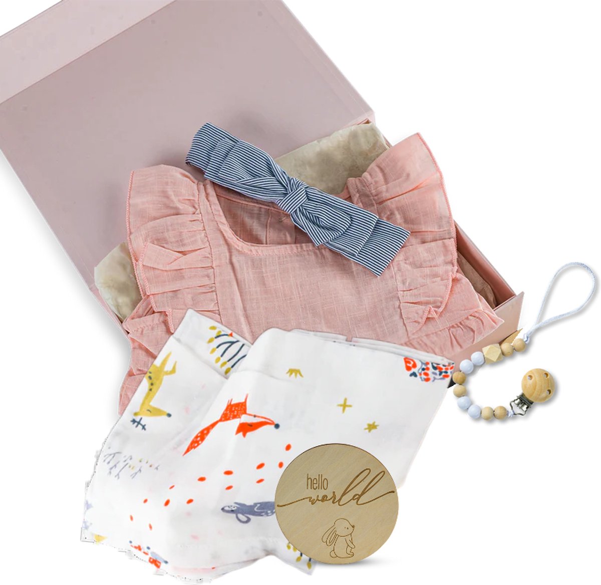 Goedkoopste Baby geschenkset Meisje - Kraamcadeau - Baby Cadeau - Geboorte Cadeau - Babyshower geschenkset - Zwangerschap cadeau