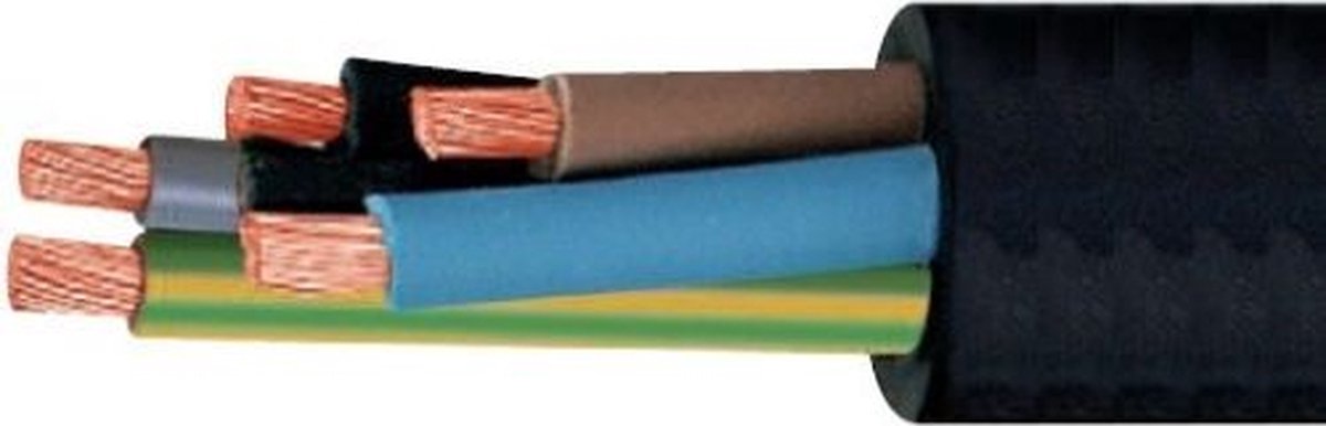 Rubber neopreen kabel H07RN-F 3x2,5mm2 rol 50m