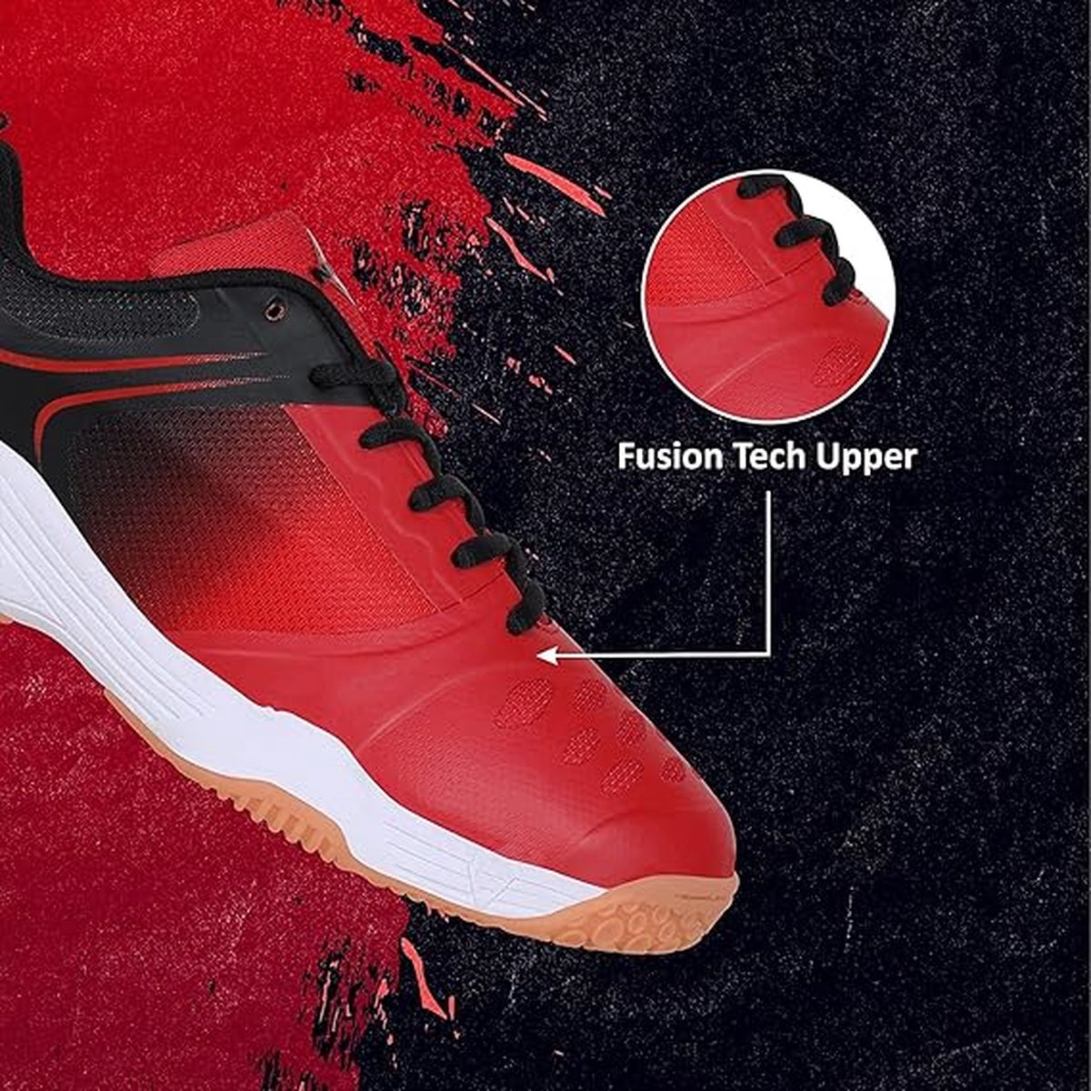 Nivia HY-Court 2.0 Badminton Schoenen (Geel, UK 4 \ US 5 \ EU 38) | Voor Heren en Jongens | Non-Marking Schoen | Baan Schoen | Voor Badminton, Squash, Tennis Spelers