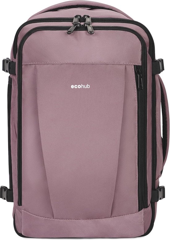 Waterdichte Handbagage Rugzak 45x36x20cm, 32L Voor Vliegtuig - Onder Seat Reisrugzak, Gerecycled PET, Dames en Heren