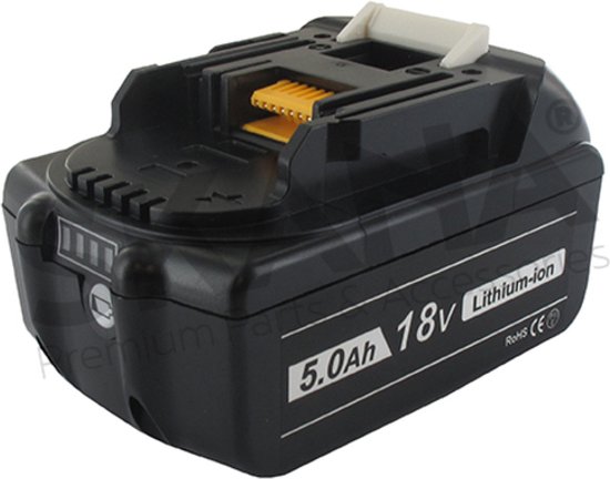 Foto: 18v 5 0a lithium ion accu geschikt voor makita draagbaar elektrisch gereedschap