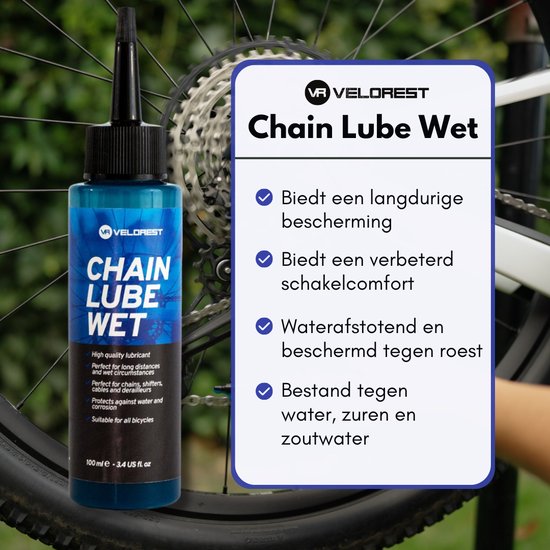 Velorest Chain Lube 2 X 100 ML - Ketting Smeermiddel Fiets - Kettingvet - Ketting Wax - Kettingwax - Smeermiddel Fietsketting - Chain Wax - Fiets Wax - Kettingsmeer — afbeelding 2