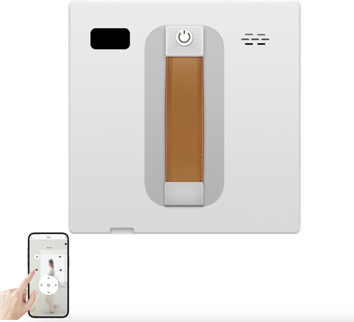 J&R Robot Ramenreiniger - Robot raamwasser - Robot ramenwasser - Dubbel watersproeier - Slim geheugen - App control - Afstandsbediening - Wit