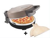 Bol.com Bestron Turbo Pizzaoven voor pizza's in 5-10 minuten elektrische pizzaoven met echte maximumtemperatuur van 320°C inclus... aanbieding
