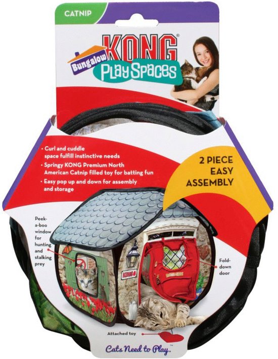 Foto: Kong play spaces bungalow kattenspeelgoed multi color