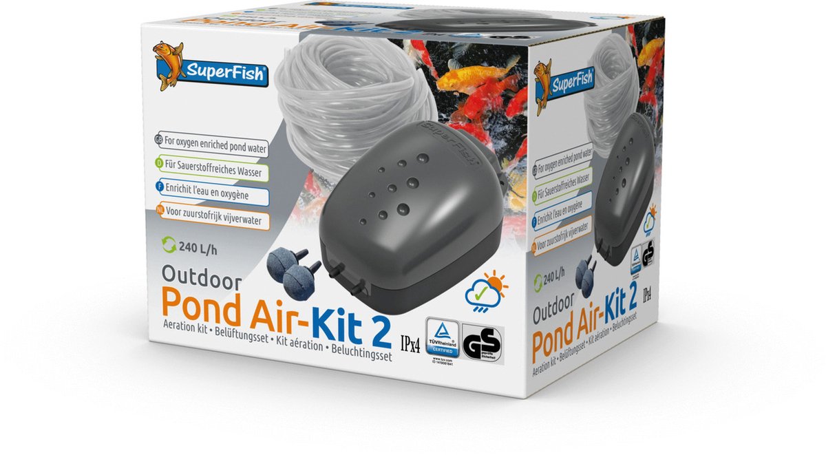 SuperFish Pond AIR Kit 2 - 240L/h
