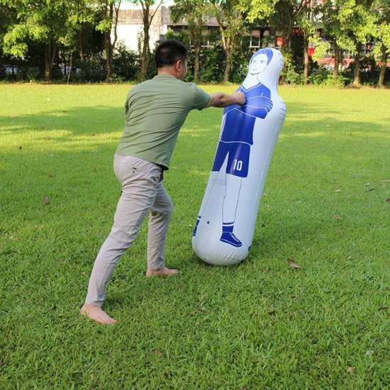 Voetbal Training Defender, Opblaasbare Draagbare Heavy Duty PVC