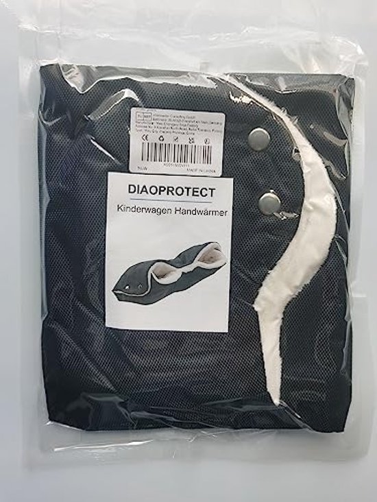 DIAOPROTECT Chauffe-Mains Poussette - Gants Polaire Imperméables Universels - Marron - Protection Hiver