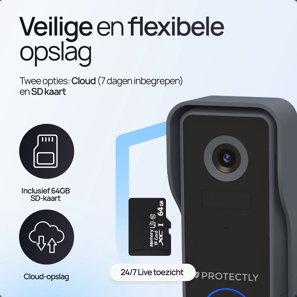 Babyfoon met camera en app | Camera beveiliging | Geluids- en