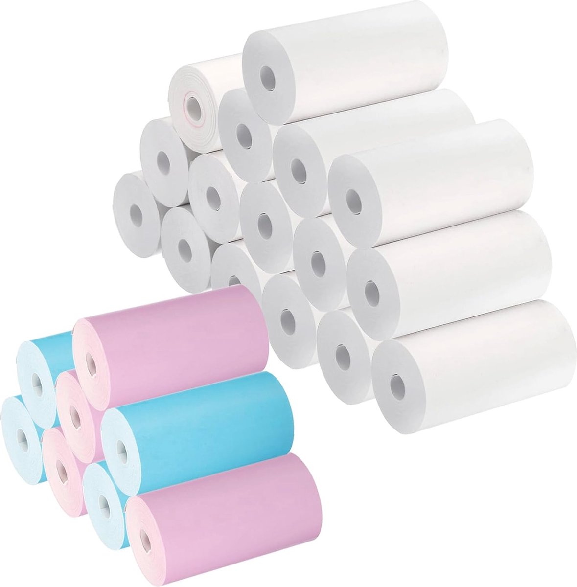 Thermisch papier voor kindercamera's - 24 rollen - Kleurrijk printpapier voor mobiele fotoprinter