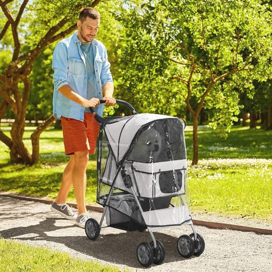 Ibiyaya Travois Tri-Fold hondenbuggy en reismand voor huisdier
