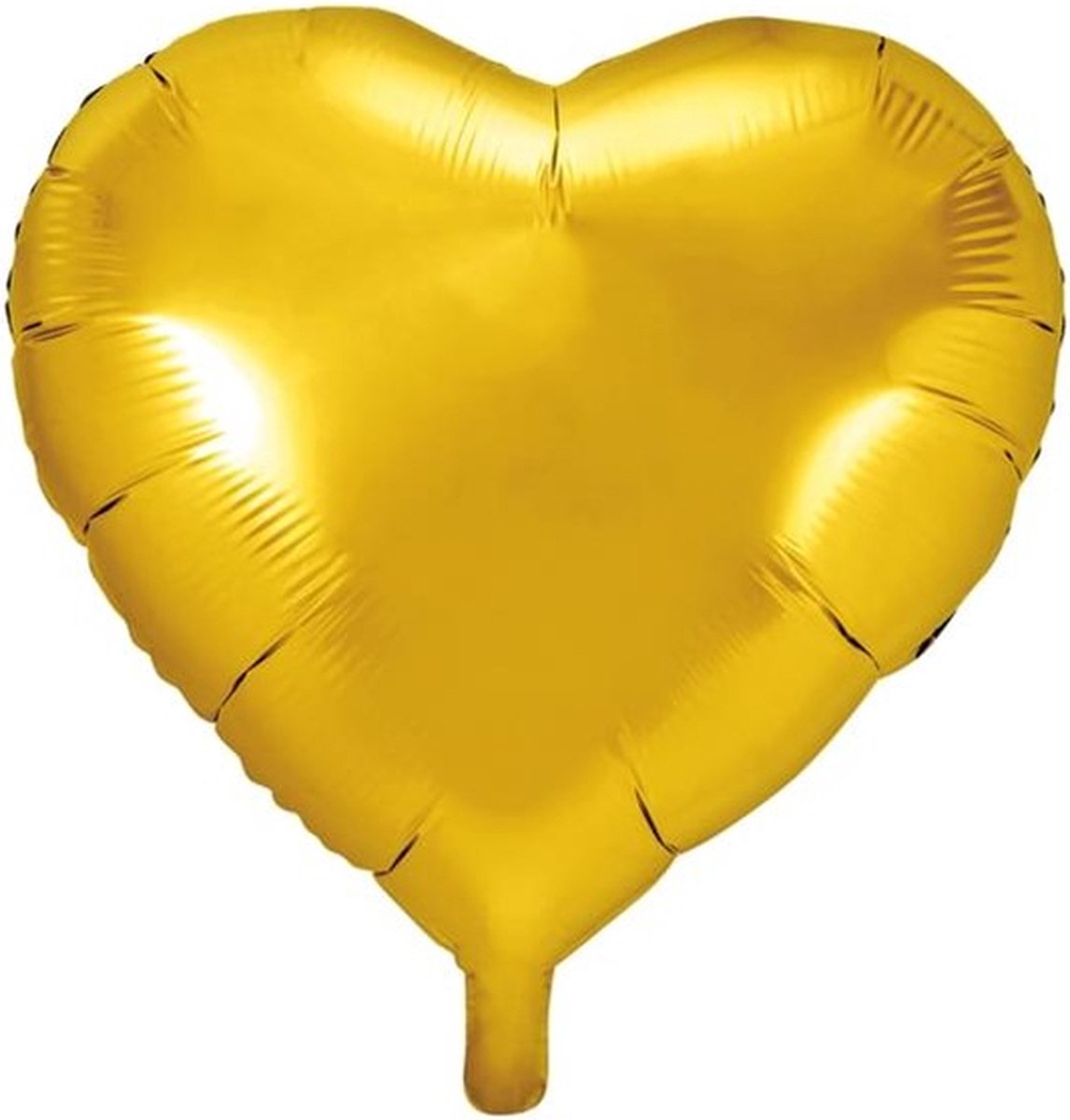 Folieballon HARTJE goud 18 INCH = 45 cm oaktree.