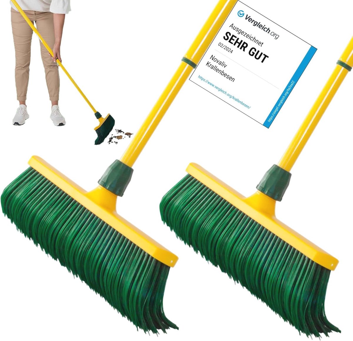 Goedkoopste 40 cm Kleurige Telescopische Tuinbezem voor Buitengebruik - Multifunctioneel en Instelbaar